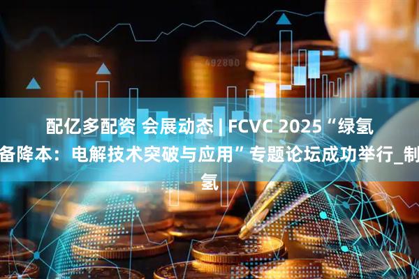 配亿多配资 会展动态 | FCVC 2025“绿氢制备降本：电解技术突破与应用”专题论坛成功举行_制氢